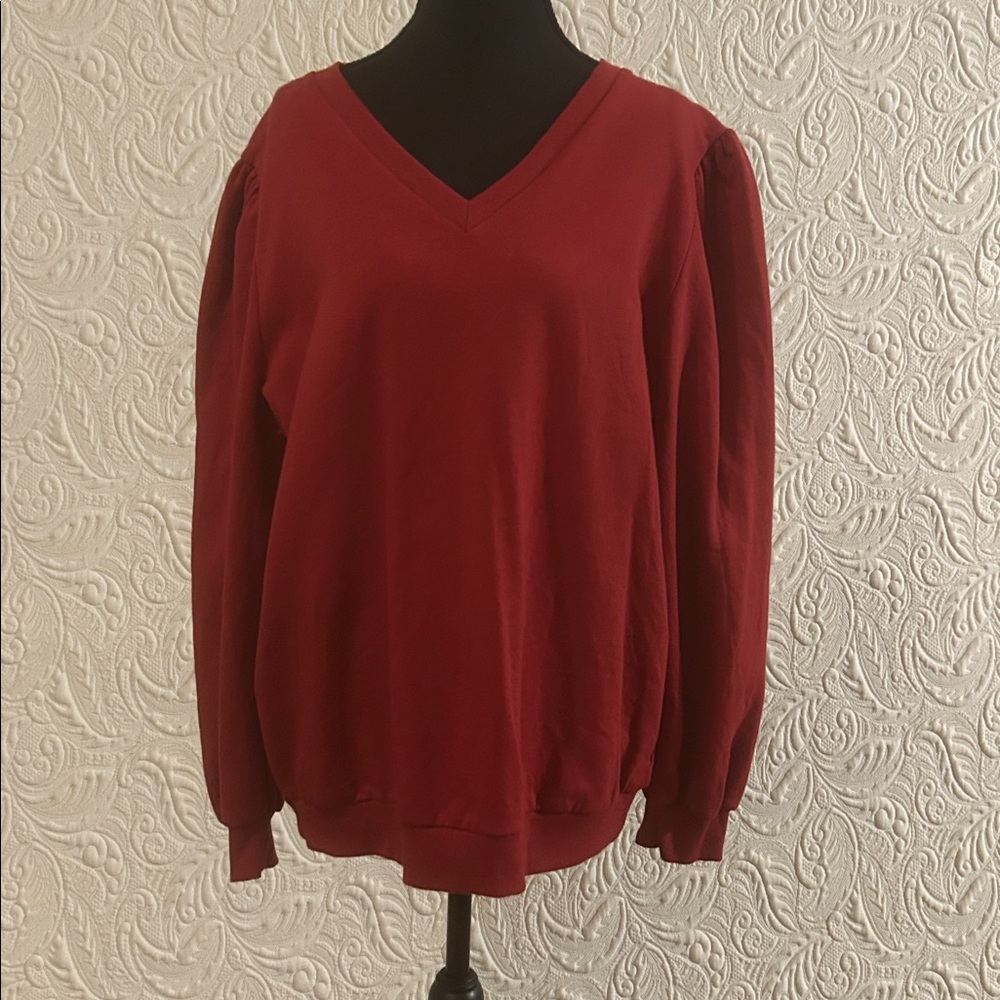 Knox Rose Red and Black Sweater